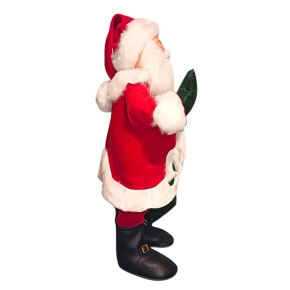 VTG Annalee Dolls Santa Claus 20" Winterberry Standing Christmas Figure w/ Sack - Picture 5 of 8
